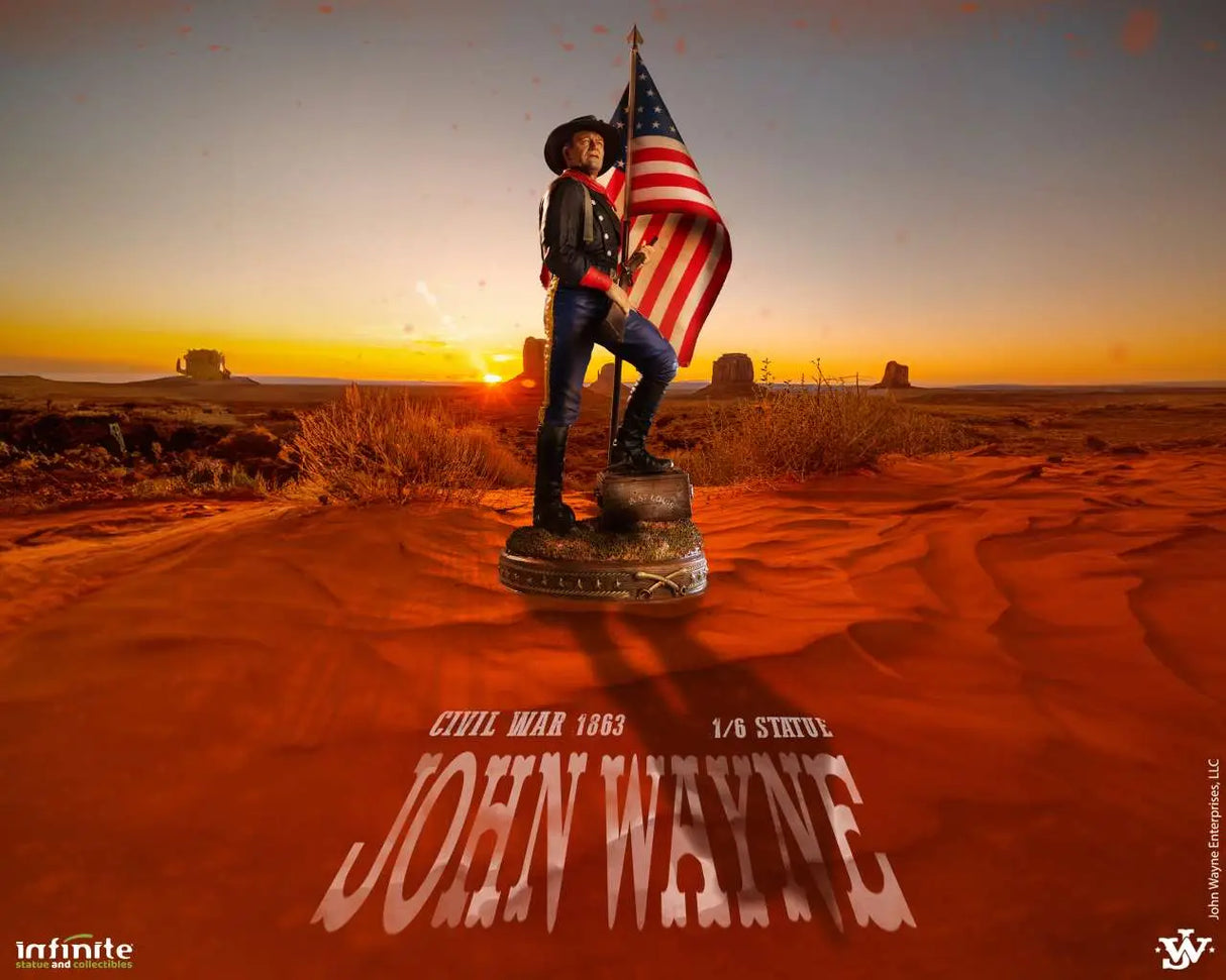 Infinite Statue / Kaustic Plastik John Wayne Civil War 1863 1/6 Statue