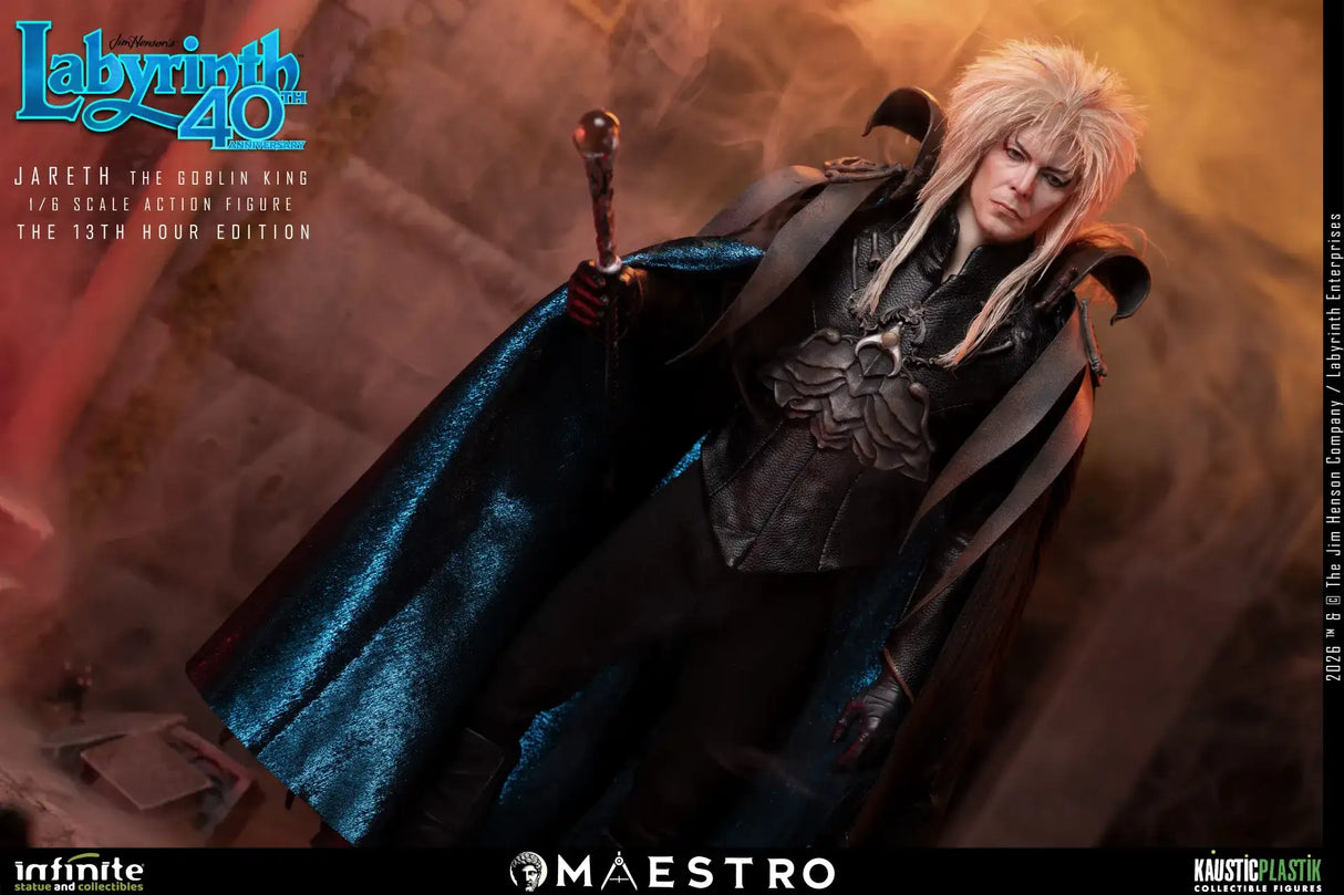 Infinite Statue / Kaustic Plastik Labyrinth Jareth The Goblin King The 13th Hour Edition 1/6 Actionfigur