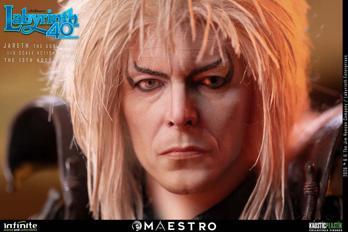 Infinite Statue / Kaustic Plastik Labyrinth Jareth The Goblin King The 13th Hour Edition 1/6 Actionfigur