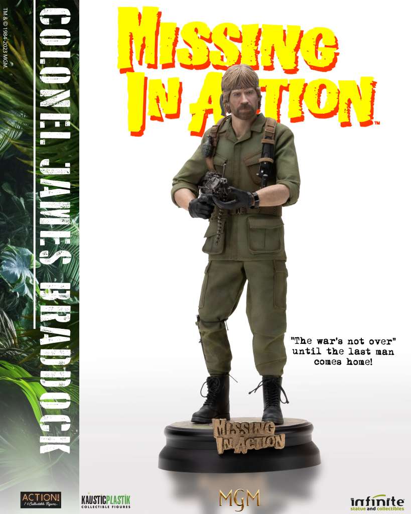 Infinite Statue / Kaustic Plastik Missing In Action Colonel James Braddock Chuck Norris Standard Edition 1/6 Actionfigur