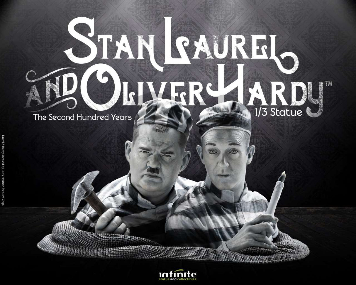 Infinite Statue / Kaustic Plastik Stan Laurel & Oliver Hardy 1/3 Statue