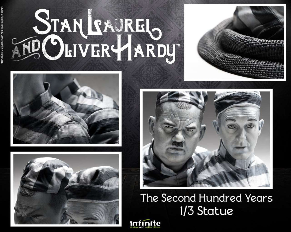 Infinite Statue / Kaustic Plastik Stan Laurel & Oliver Hardy 1/3 Statue