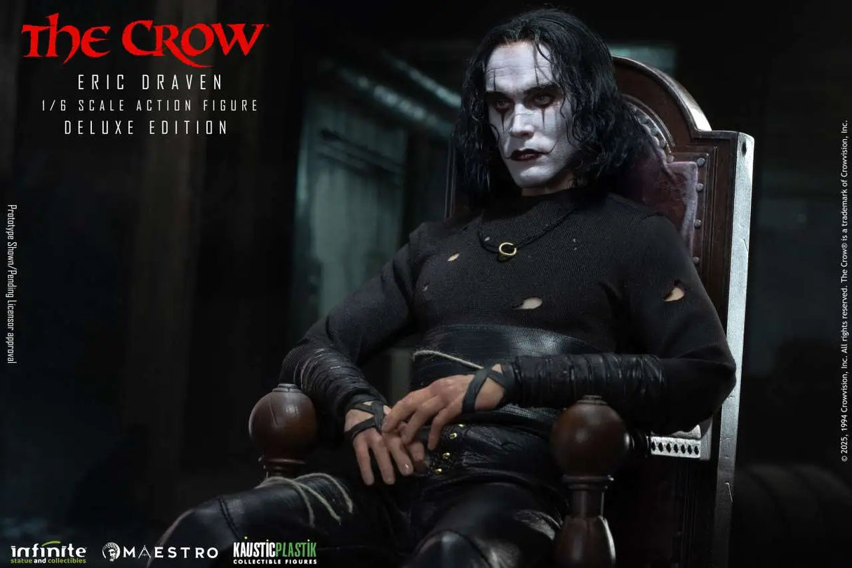 Infinite Statue / Kaustic Plastik The Crow Eric Draven Luxury Deluxe Edition 1/6 Actionfigur