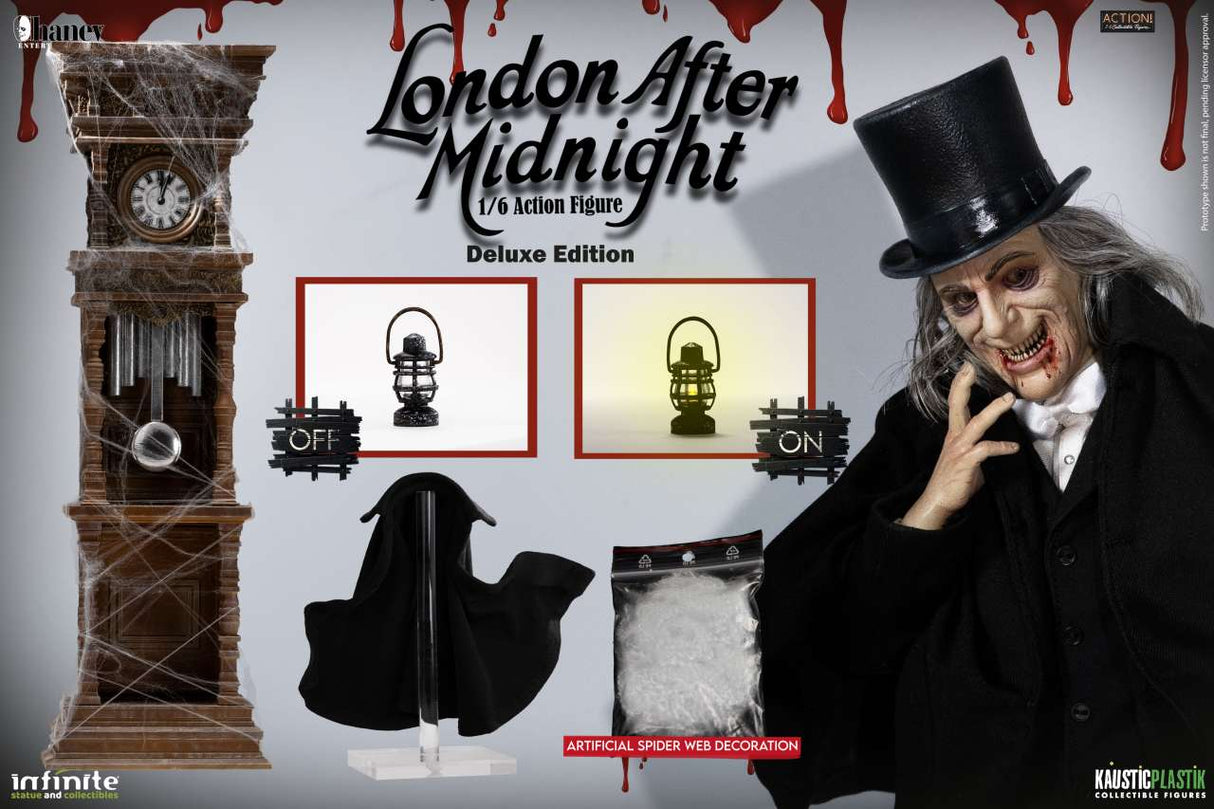 Infinite Statue Lon Chaney As London After Midnight Deluxe 1/6 Actionfigur