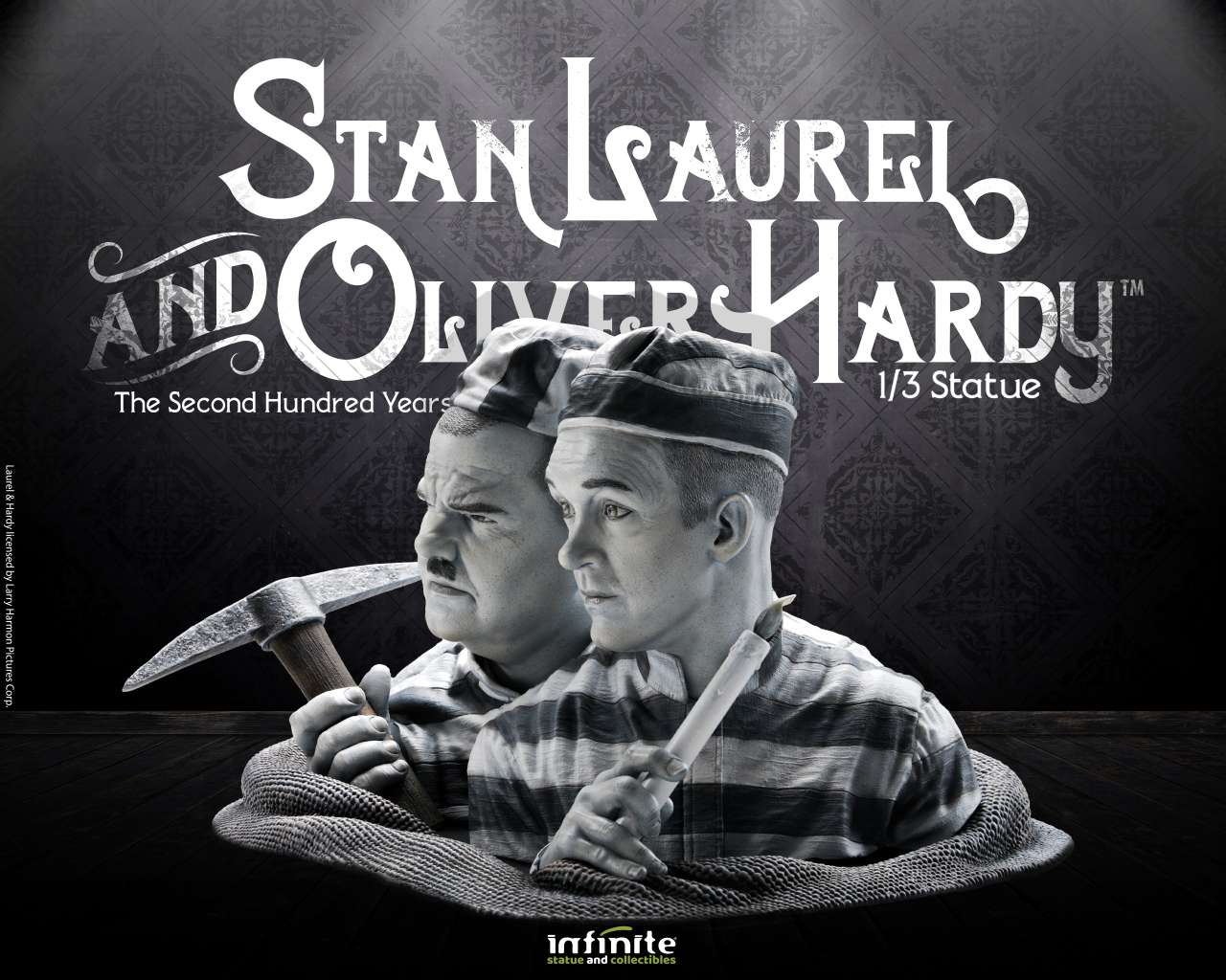 Infinite Statue Stan Laurel & Oliver Hardy 1/3 Statue
