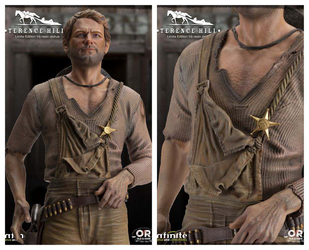 Infinite Statue Terence Hill Old&Rare Resin Statue