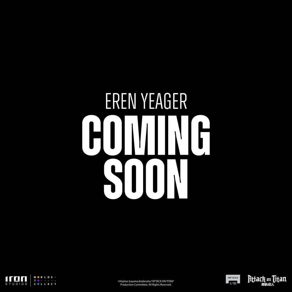 Iron Studios Attack On Titan Art Scale Eren Yeager 1/10 Statue