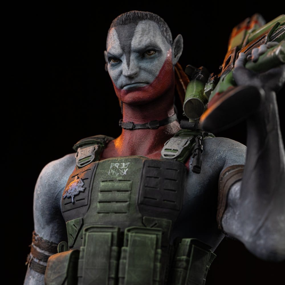 Iron Studios Avatar 3 Fire and Ash Art Miles Quaritch 1/10 Scale Statue