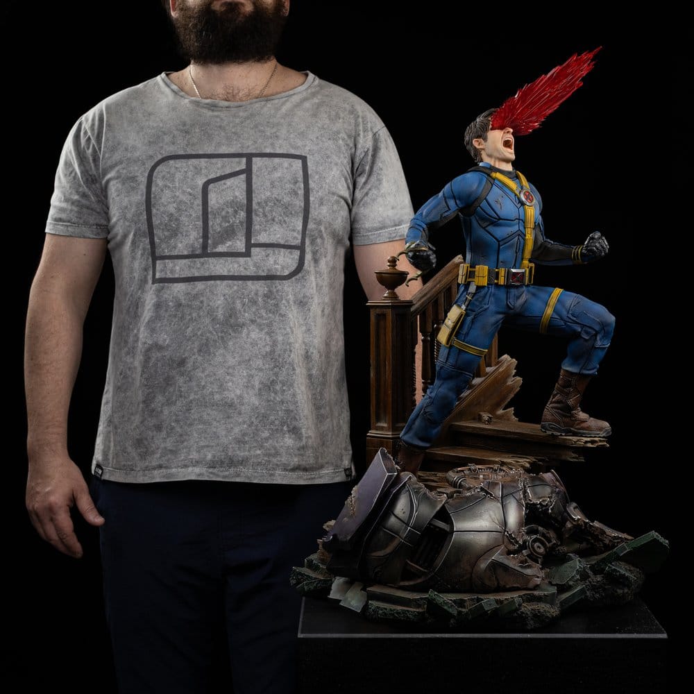 Iron Studios Avengers Doomsday Legacy Cyclops Scott Summers Deluxe 1/4 Replica Statue