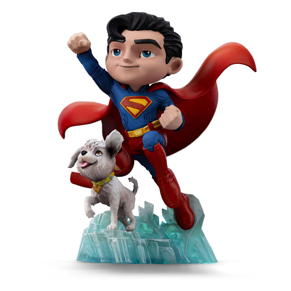 Iron Studios DC Superman Legacy Superman & Krypto Mini Co. Figur