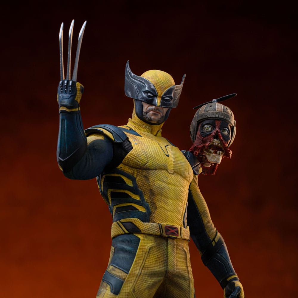 Iron Studios Deadpool 3 Wolverine Headpool Art Scale 1/10 Statue