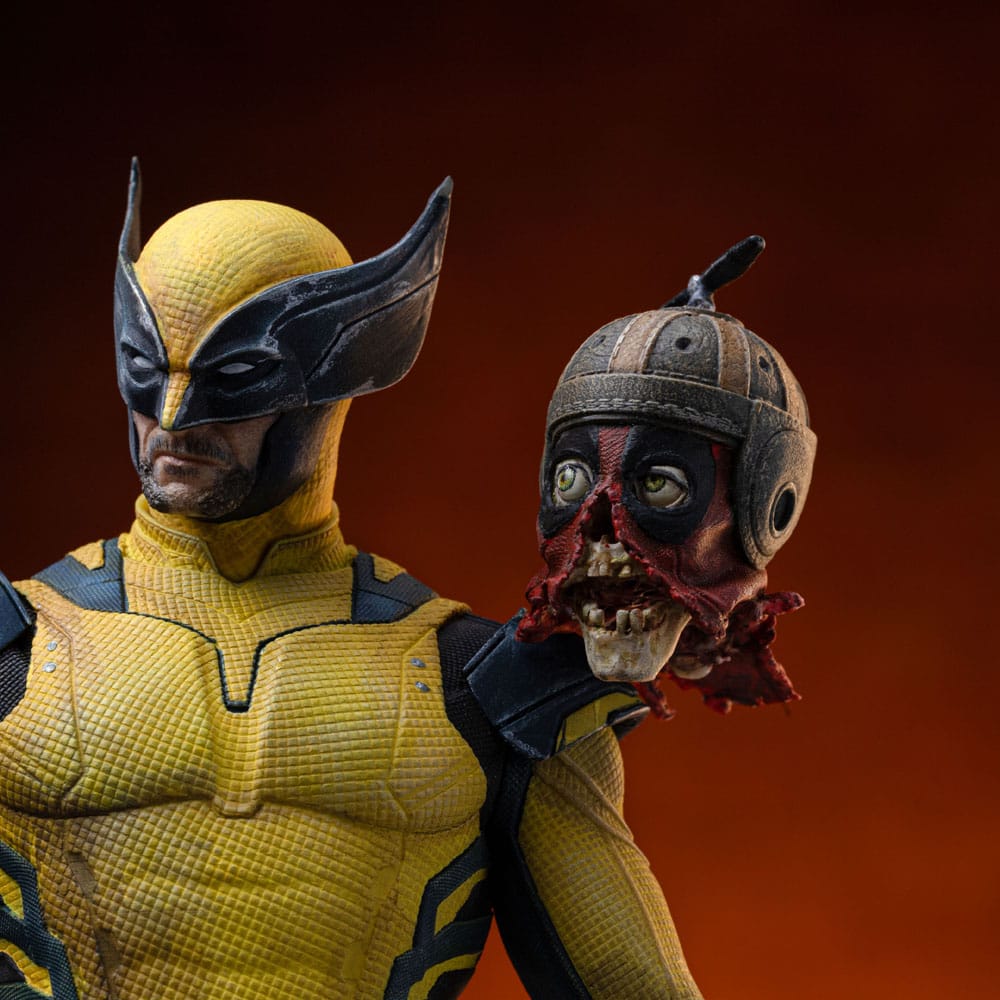 Iron Studios Deadpool 3 Wolverine Headpool Art Scale 1/10 Statue