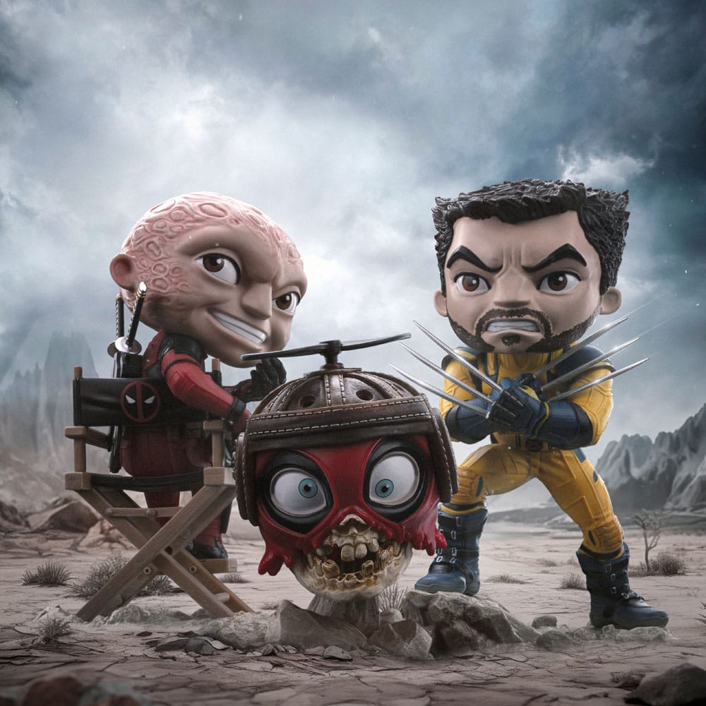 Iron Studios Deadpool & Wolverine Mini Co. PVC Figur Wolverine Unmasked 14 cm