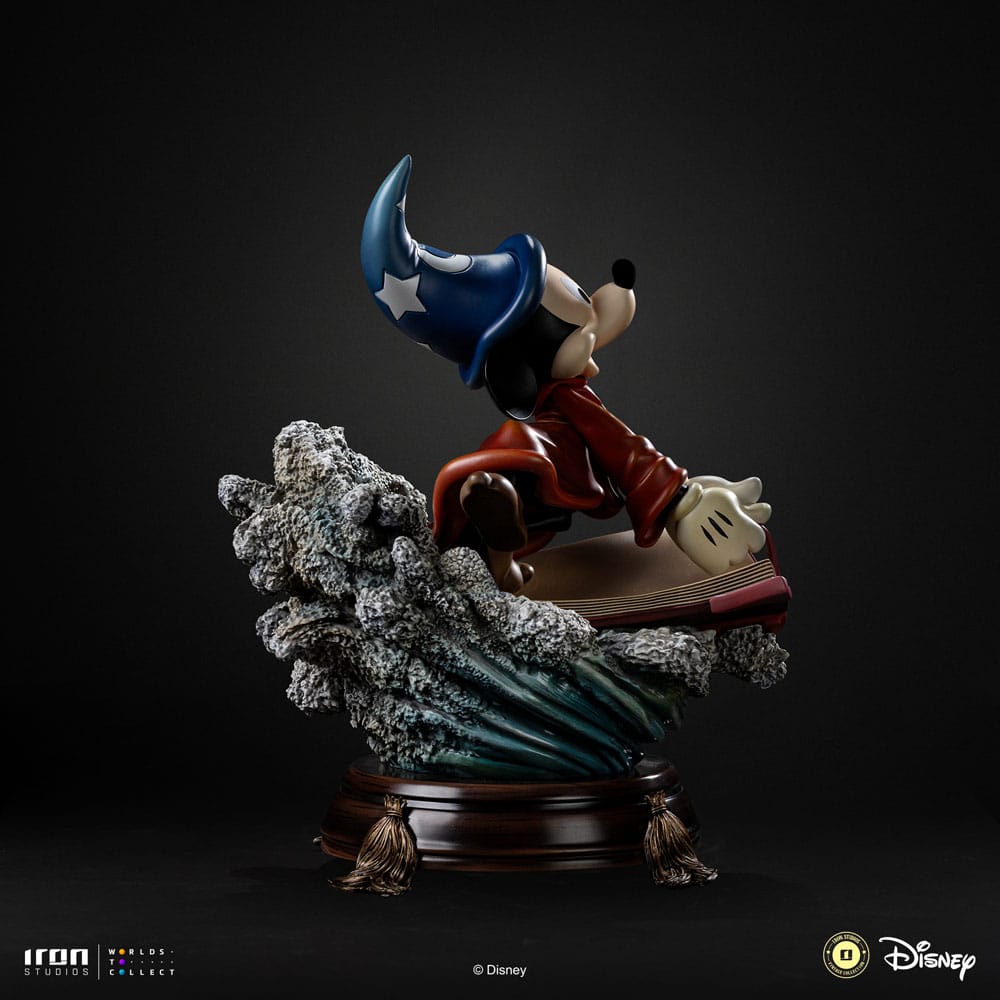 Iron Studios Disney Classics Vintage Collection Deluxe Art Scale Statue 1/10 Sorcerer Mickey 28 cm