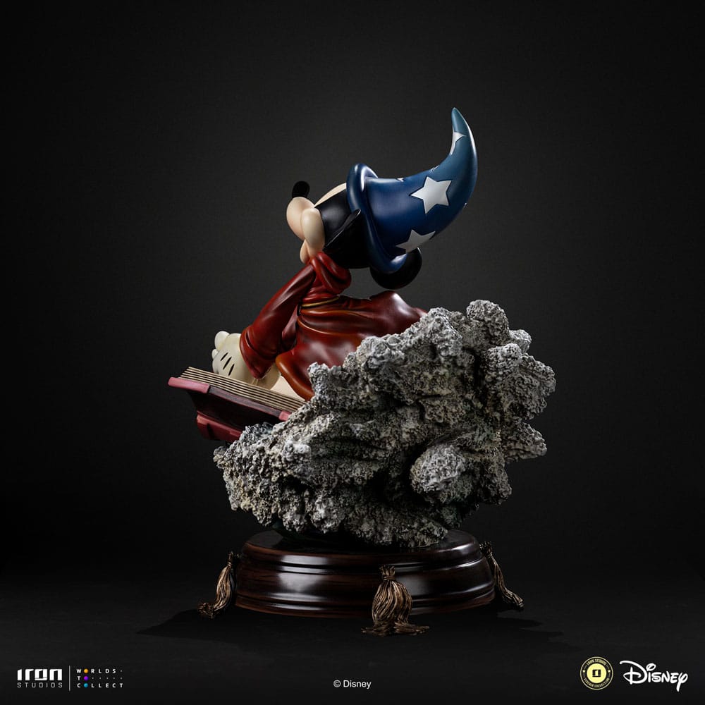 Iron Studios Disney Classics Vintage Collection Deluxe Art Scale Statue 1/10 Sorcerer Mickey 28 cm