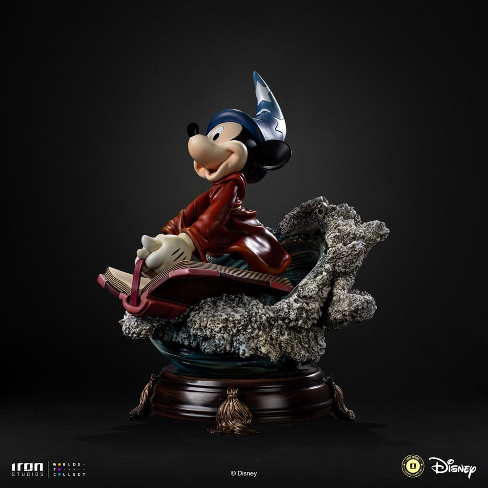 Iron Studios Disney Classics Vintage Collection Deluxe Art Scale Statue 1/10 Sorcerer Mickey 28 cm