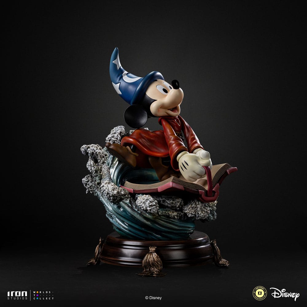 Iron Studios Disney Classics Vintage Collection Deluxe Art Scale Statue 1/10 Sorcerer Mickey 28 cm