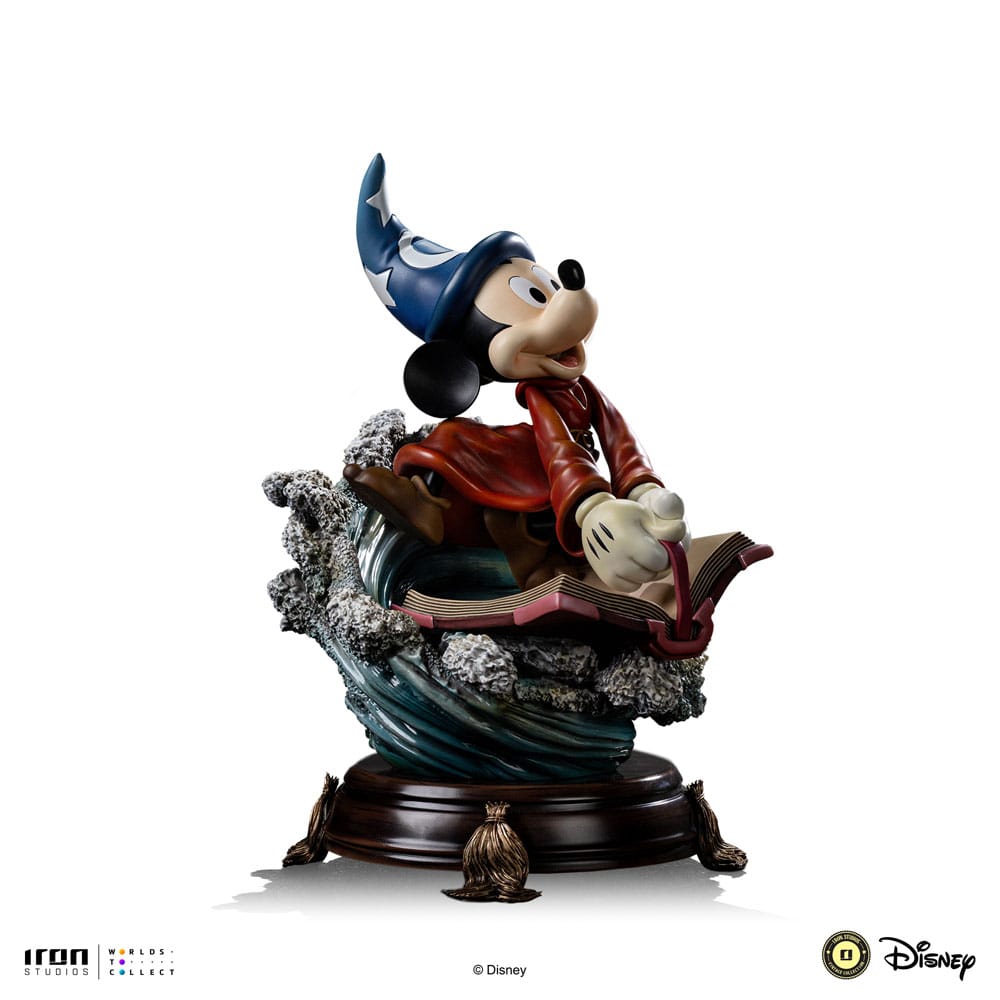 Iron Studios Disney Classics Vintage Collection Deluxe Art Scale Statue 1/10 Sorcerer Mickey 28 cm