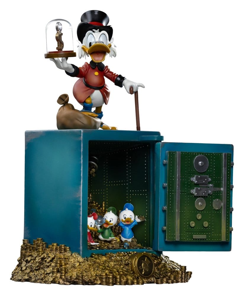 Iron Studios Duck Tales Uncle Scrooge McDuck And Nephews Art Scale 1/10 Statue