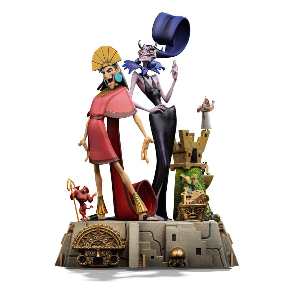 Iron Studios Ein Königreich Für Ein Lama Kuzko & Yzma Deluxe Art Scale 1/10 Statue