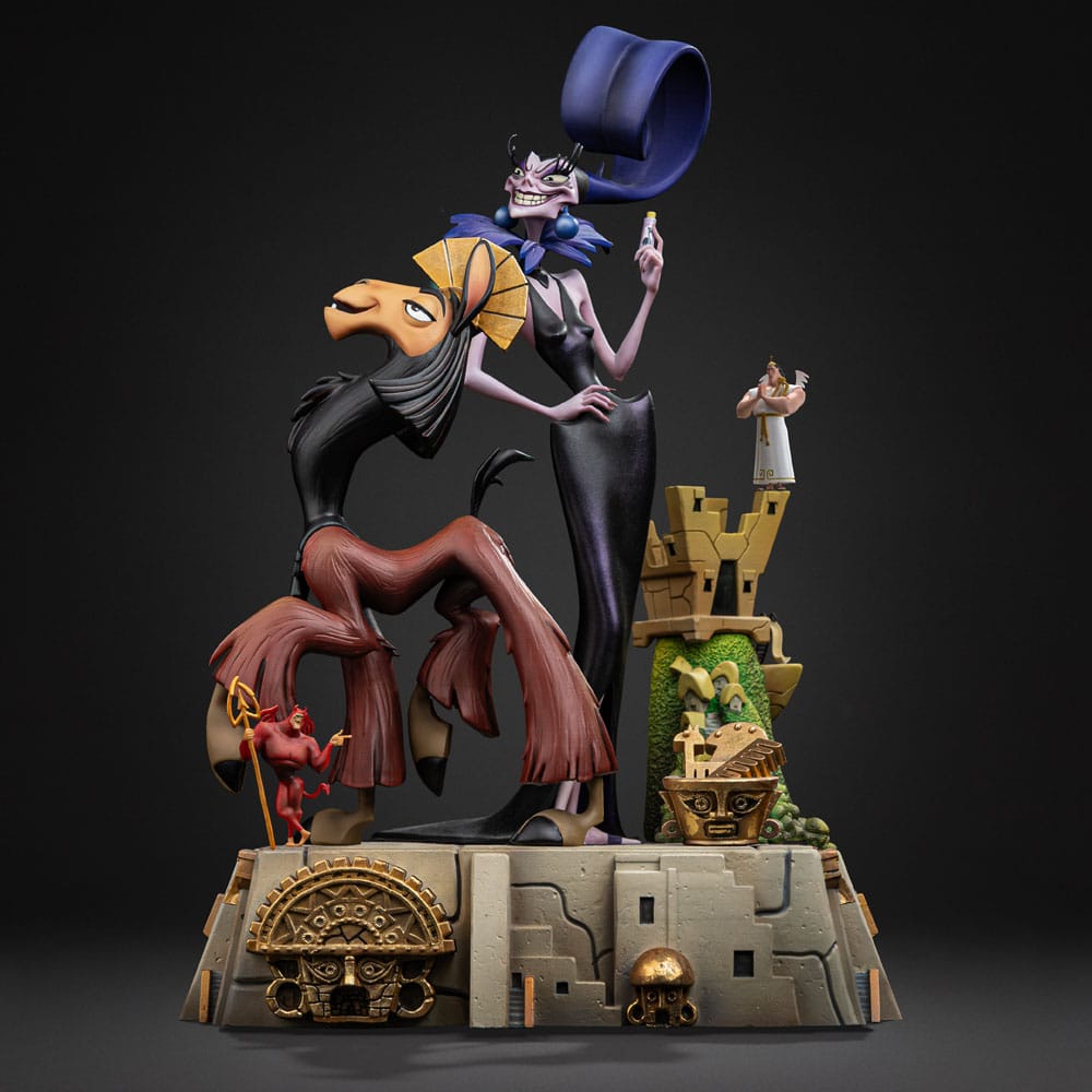 Iron Studios Ein Königreich Für Ein Lama Kuzko & Yzma Deluxe Art Scale 1/10 Statue
