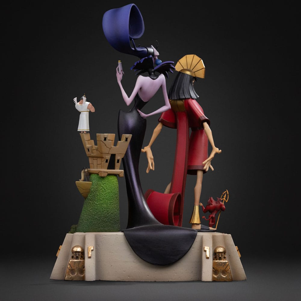 Iron Studios Ein Königreich Für Ein Lama Kuzko & Yzma Deluxe Art Scale 1/10 Statue