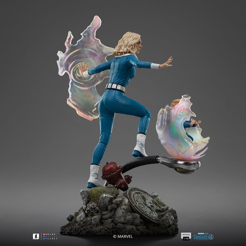 Iron Studios Fantastic Four Invisible Woman and Franklin Art Scale 1/10 Statue