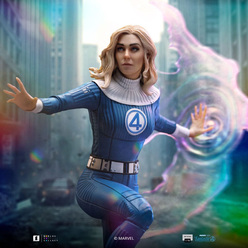 Iron Studios Fantastic Four Invisible Woman and Franklin Art Scale 1/10 Statue