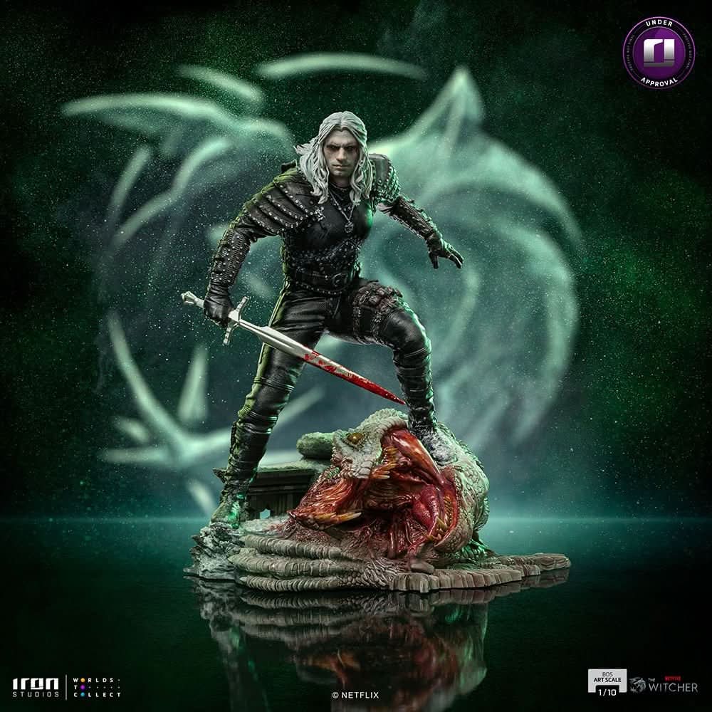 Iron Studios Geralt of Rivia The Witcher 1/10 BDS Art Scale Statue