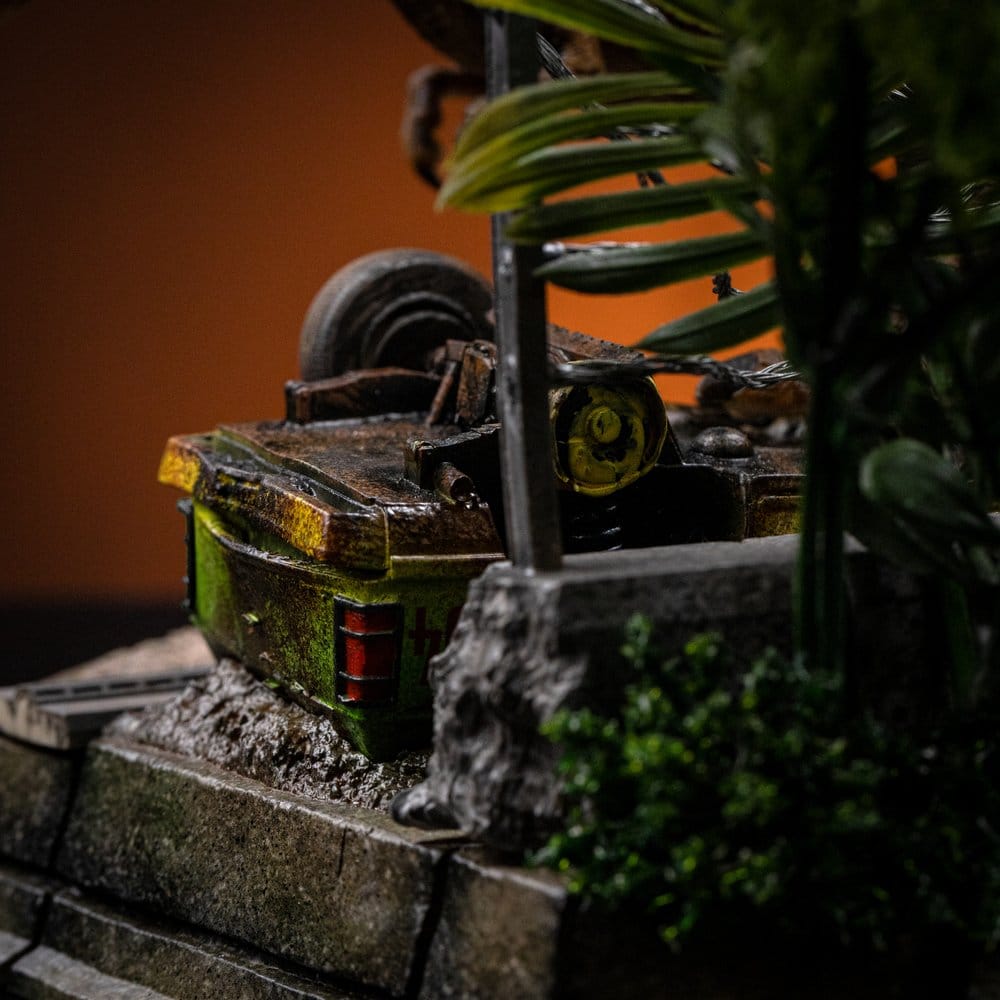 Iron Studios Jurassic Park Icons T-Rex Breakout Set A Statue