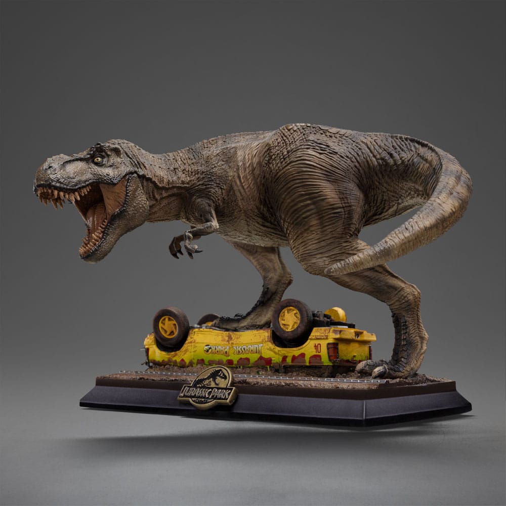 Iron Studios Jurassic Park T-Rex Attack Icons Statue