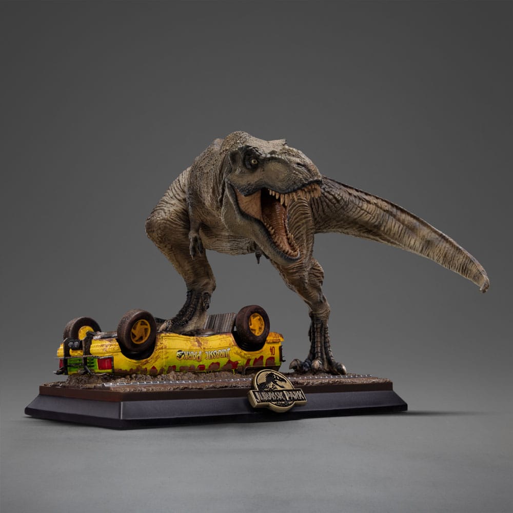 Iron Studios Jurassic Park T-Rex Attack Icons Statue