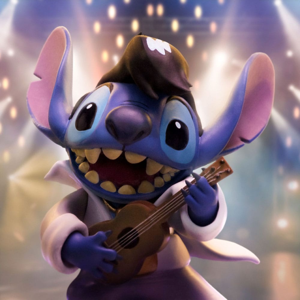 Iron Studios Lilo & Stitch Stitch King Of Rock 1/10 Statue