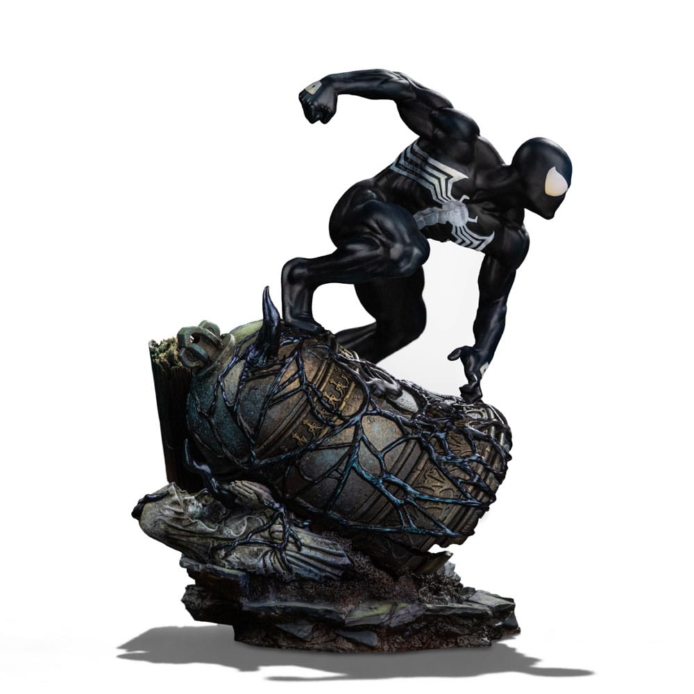 Iron Studios Marvel BDS Art Scale Spider-Man Black Costume 1/10 Statue