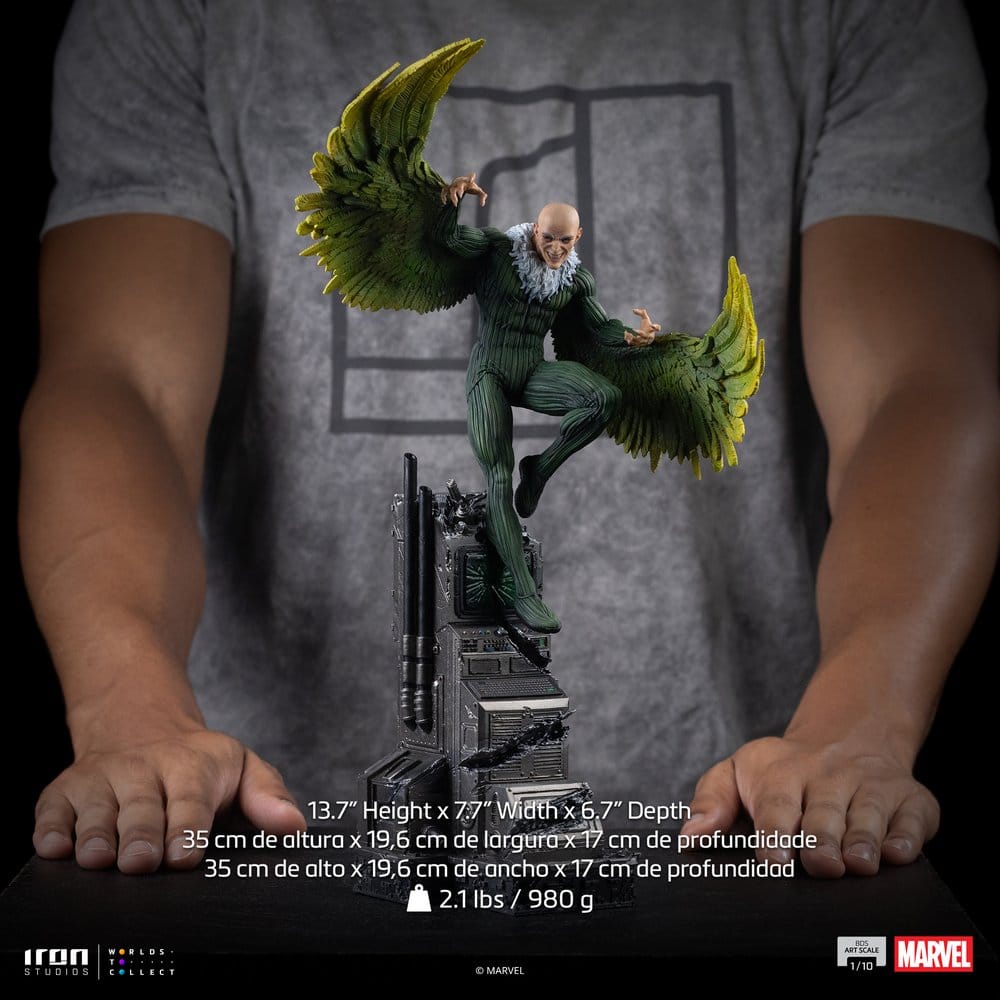 Iron Studios Marvel Comics BDS Art Scale Vulture Spider-Man Vs Villains Diorama 1/10 Statue