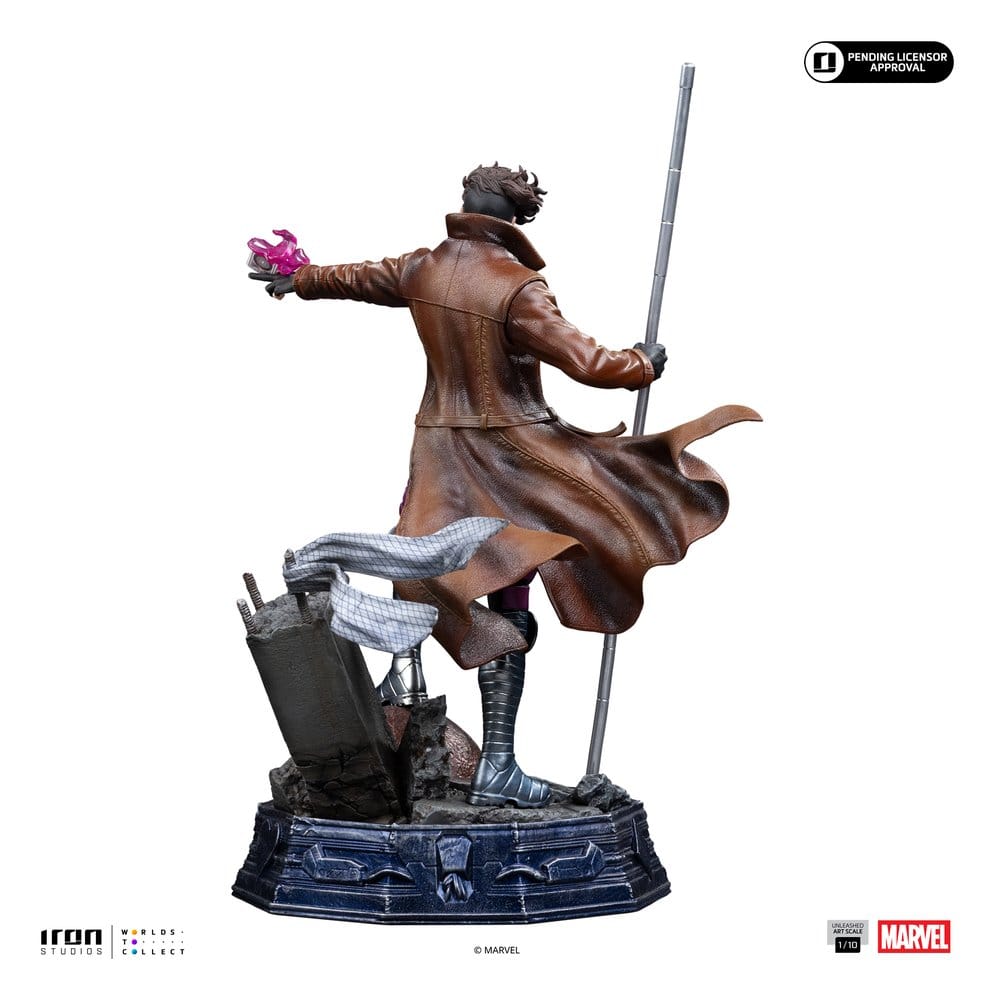 Iron Studios Marvel Gambit Gambit Unleashed Art Scale 1/10 Statue