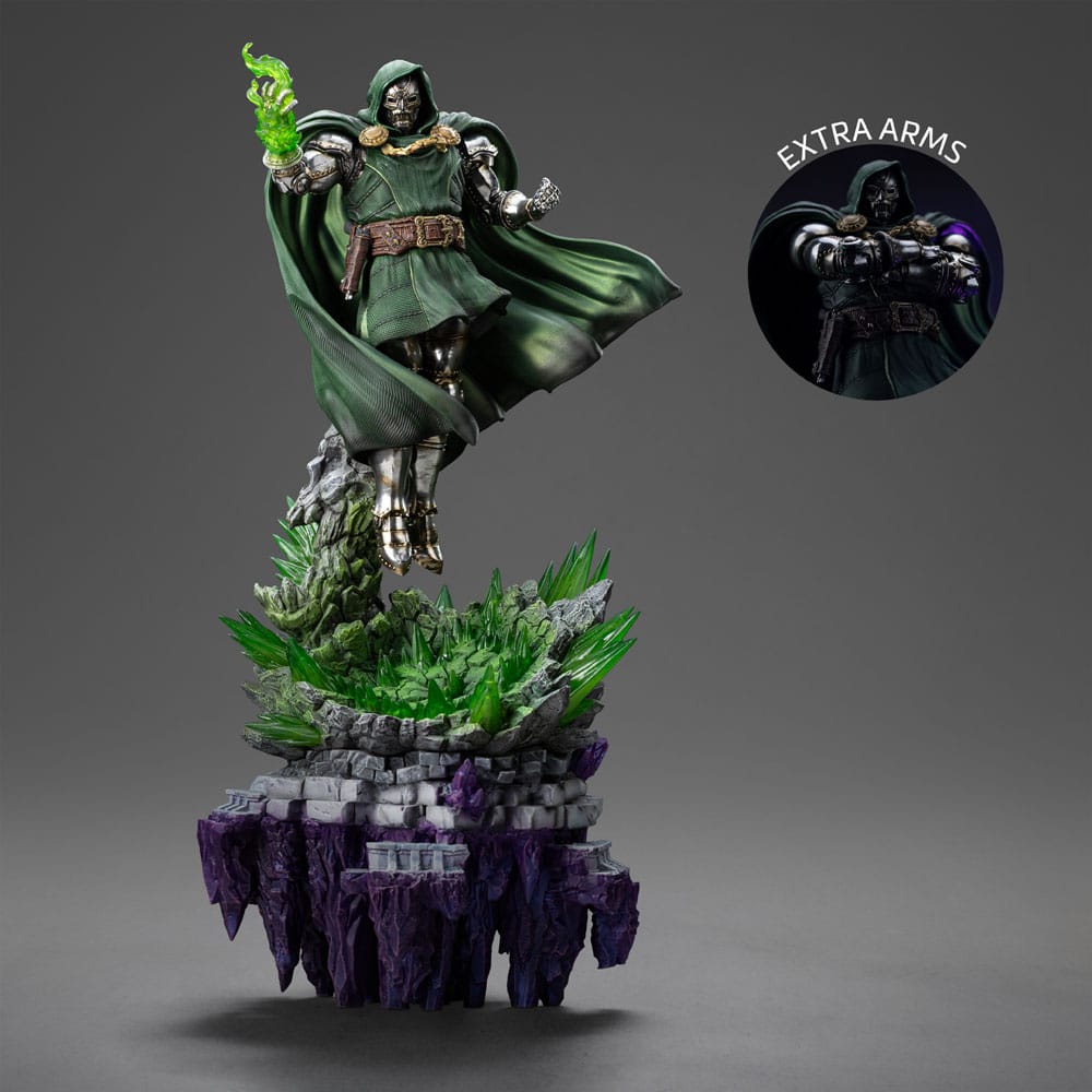 Iron Studios Marvel Legends Doctor Doom The Infinity Gauntlet Deluxe Edition 1/10 Statue