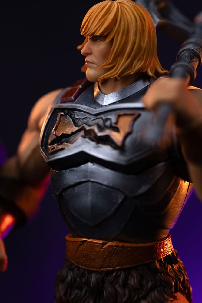 Iron Studios Masters of the Universe He-Man Battle Armor Version heo Exclusive 1/10 Art Scale Statue