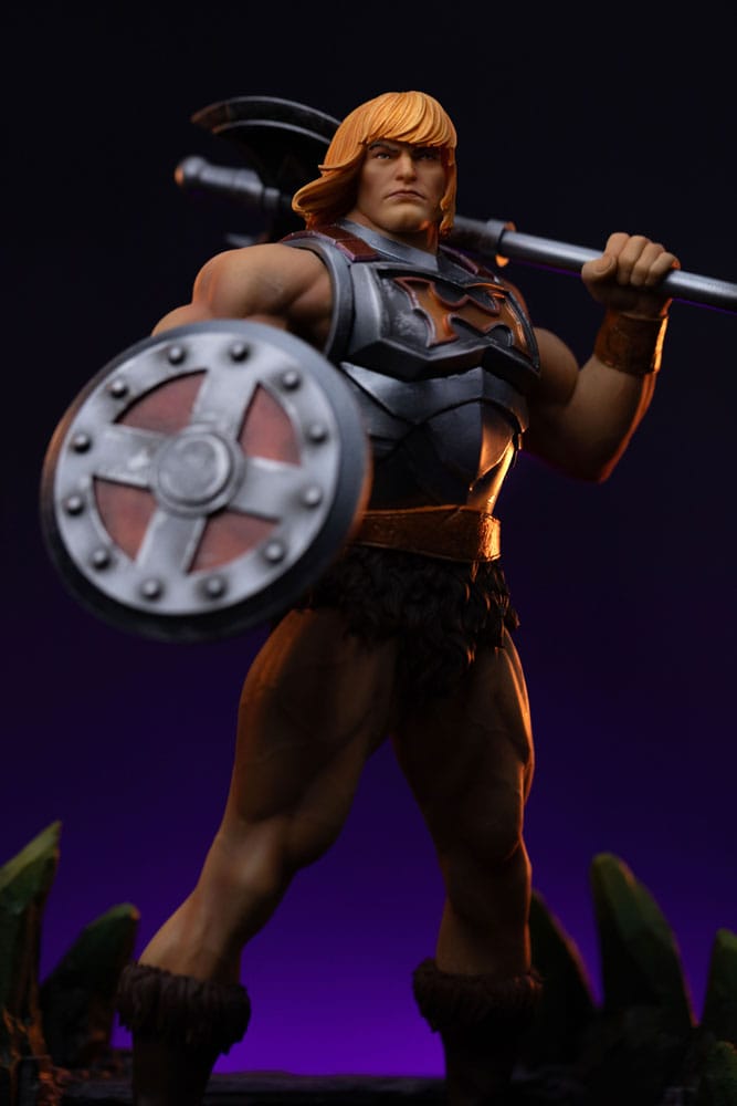 Iron Studios Masters of the Universe He-Man Battle Armor Version heo Exclusive 1/10 Art Scale Statue