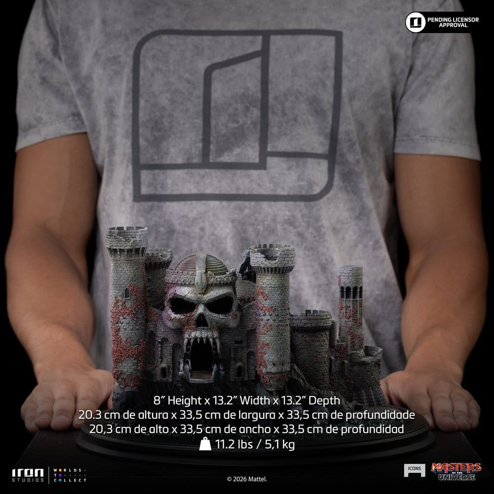 Iron Studios Masters Of The Universe Icons Grayskull Castle Replica Replik