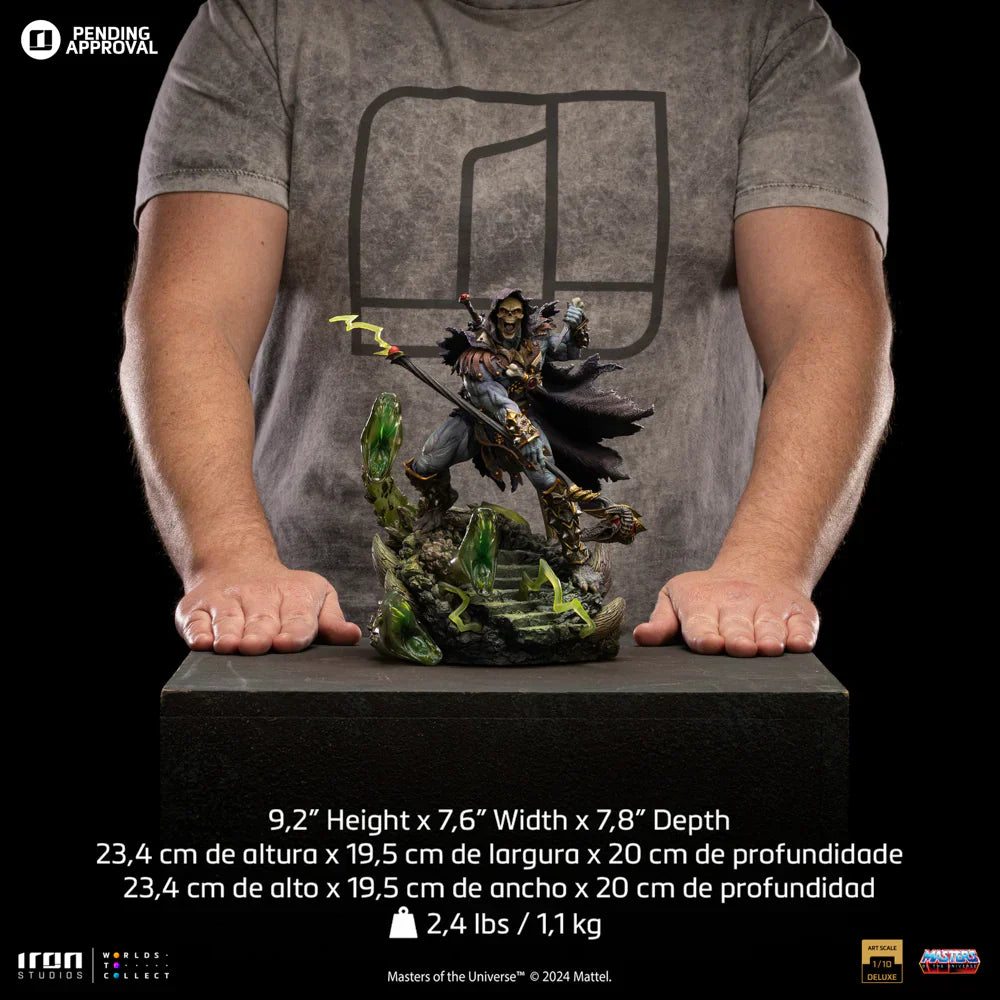 Iron Studios Masters of the Universe Skeletor Unleashed Deluxe 1/10 Statue