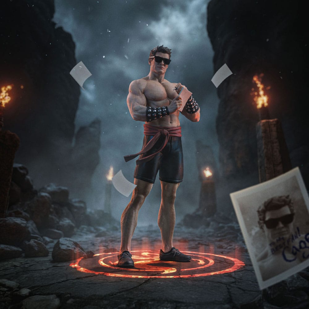 Iron Studios Mortal Kombat Art Scale Johnny Cage 1/10 Statue