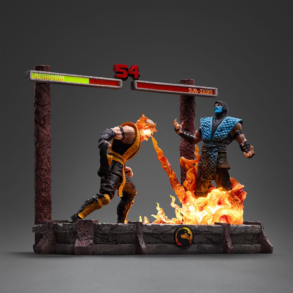 Iron Studios Mortal Kombat Scorpion Fatality Deluxe Art Scale 1/10 Statue