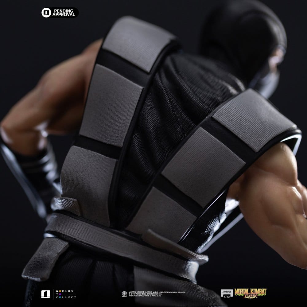 Iron Studios Mortal Kombat Smoke heo Exclusive 1/10 Art Scale Statue