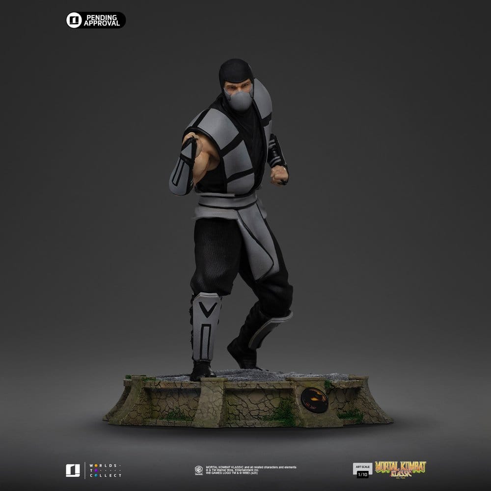 Iron Studios Mortal Kombat Smoke heo Exclusive 1/10 Art Scale Statue