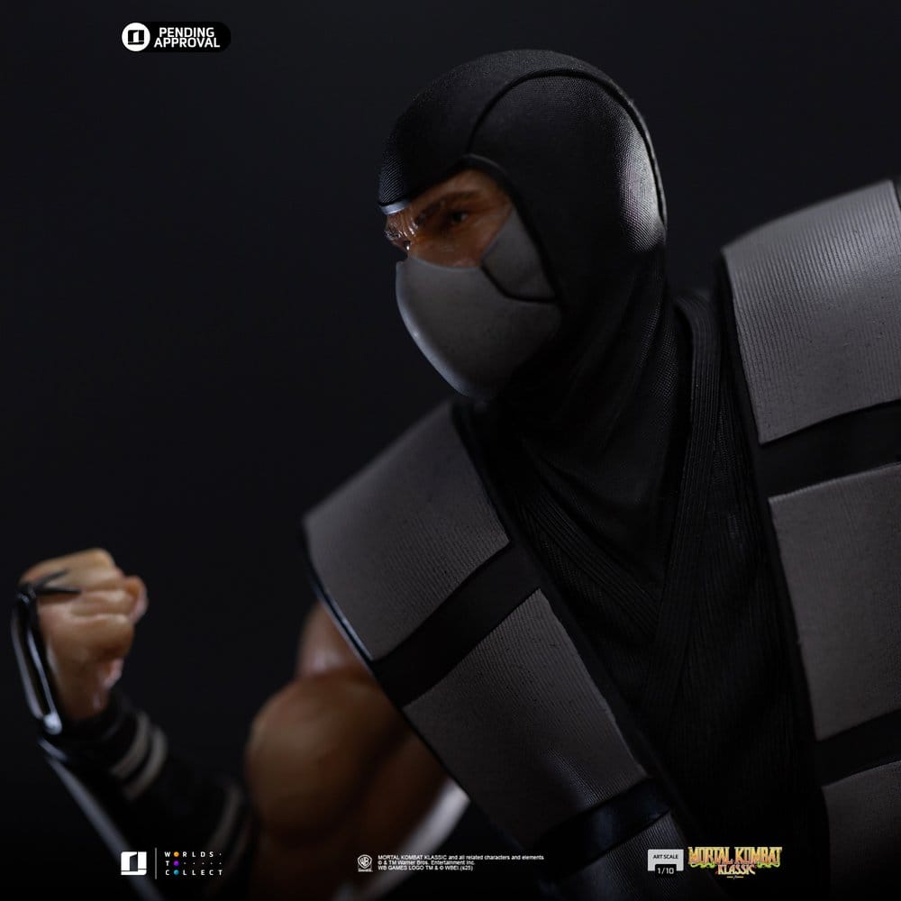 Iron Studios Mortal Kombat Smoke heo Exclusive 1/10 Art Scale Statue