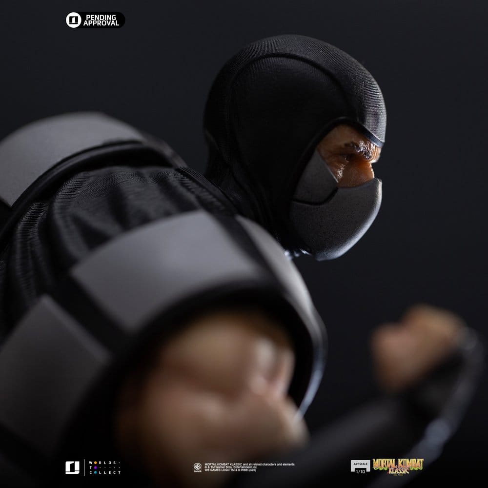 Iron Studios Mortal Kombat Smoke heo Exclusive 1/10 Art Scale Statue