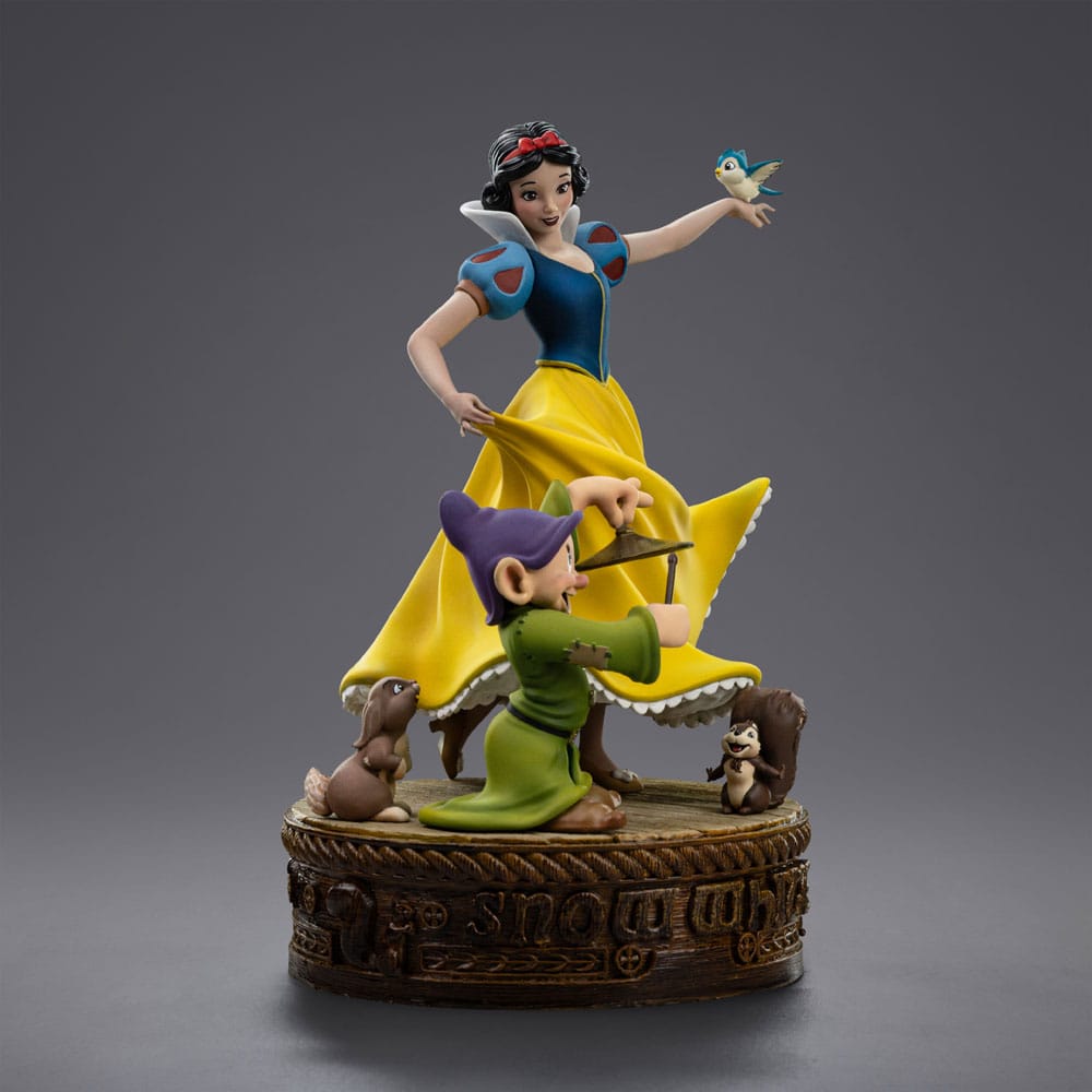 Iron Studios Schneewittchen Und Die Sieben Zwerge Art Scale Snow White And Dopey 1/10 Statue