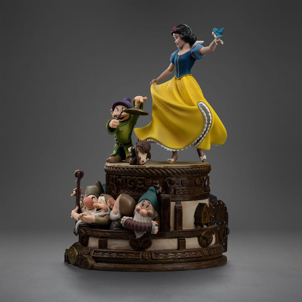 Iron Studios Schneewittchen und die sieben Zwerge Art Scale Snow White and Dopey Deluxe Edition 1/10 Statue