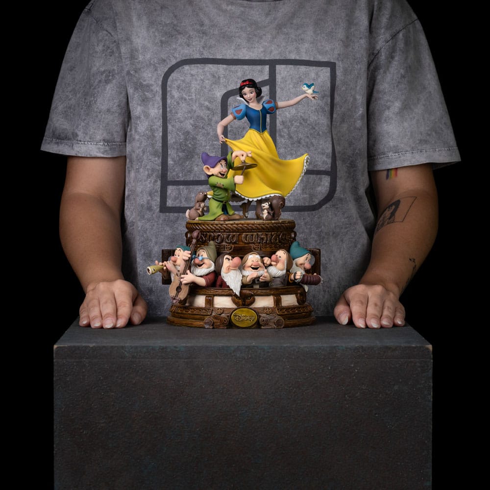 Iron Studios Schneewittchen und die sieben Zwerge Art Scale Snow White and Dopey Deluxe Edition 1/10 Statue